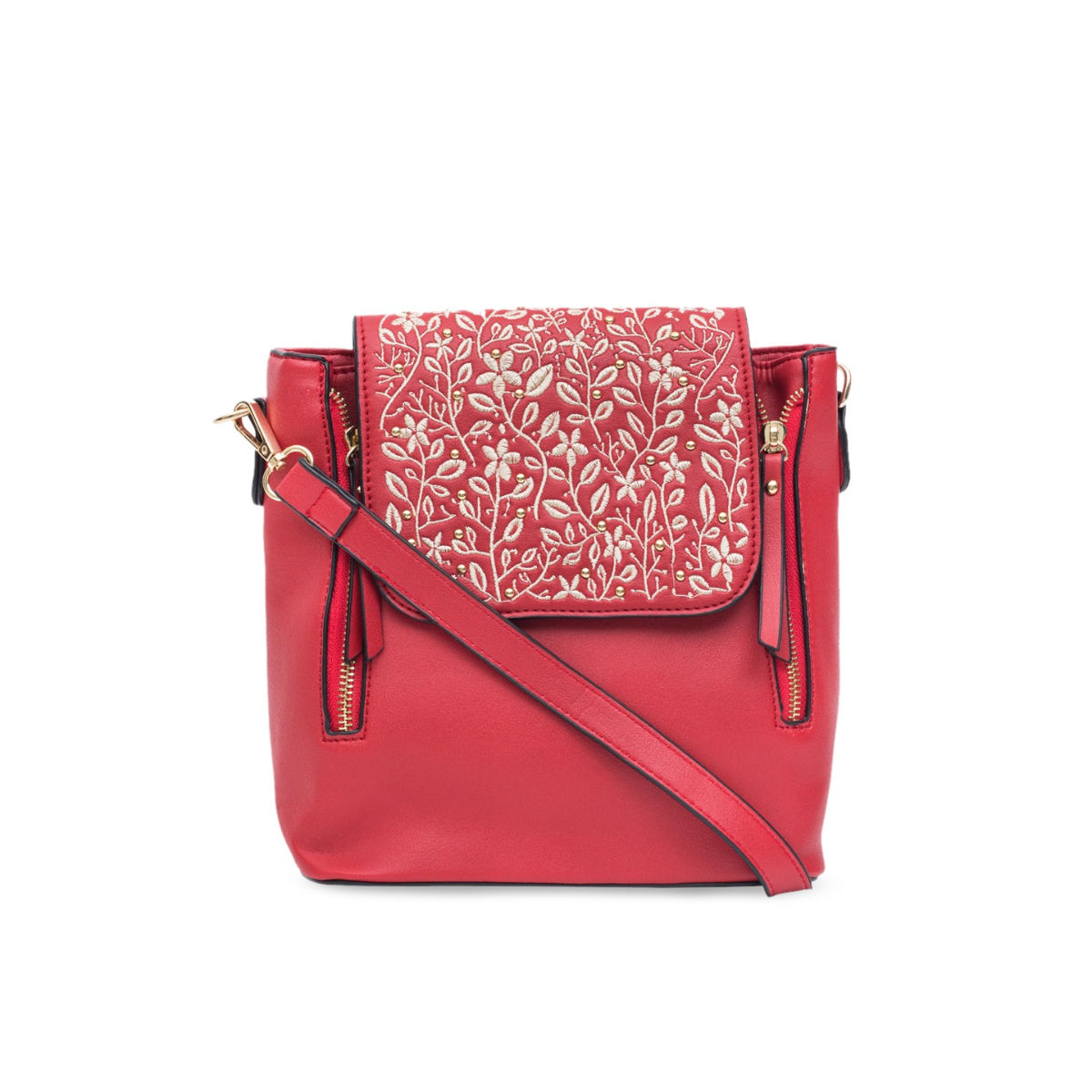 Chumbak Floral Vines Embroidered Sling Bag Buy Chumbak Floral Vines