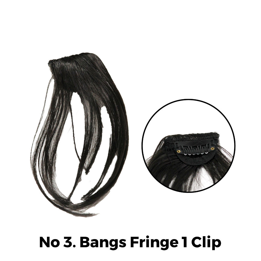 Bronson Professional No 3 Hair Extensions ClipIn Bangs Fringe