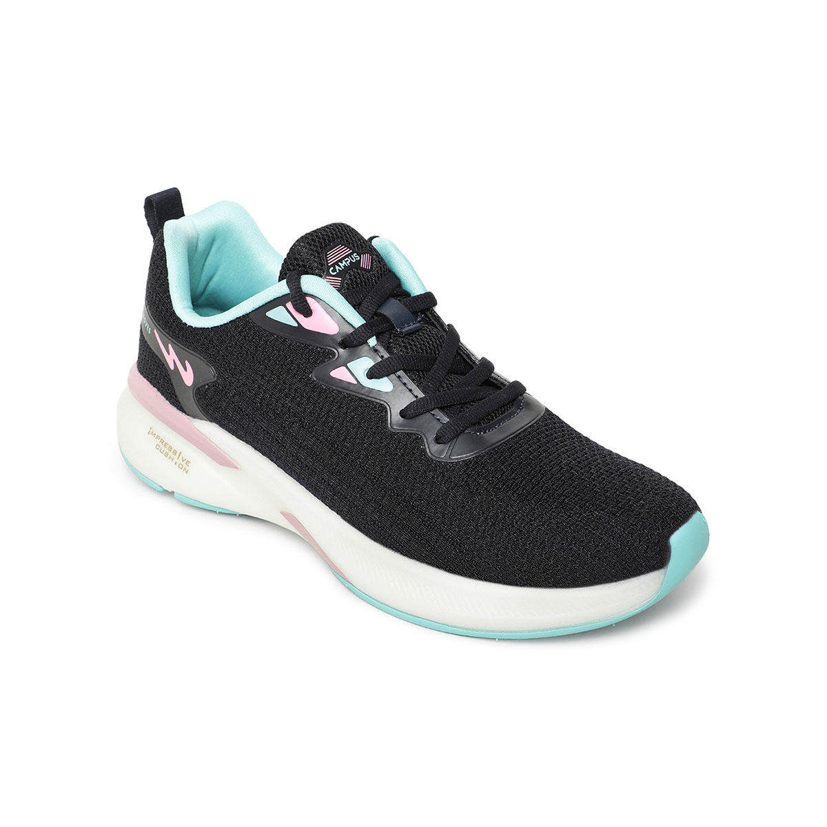 Campus Black Montana Women Sports Shoes UK 4