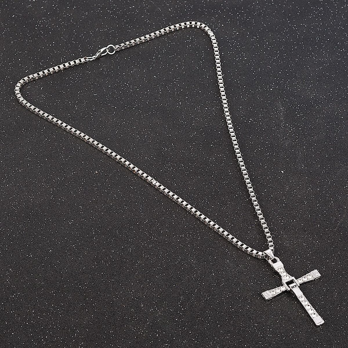 Buy 925 Sterling Silver Cross Necklace for Men with 3.5mm Stainless Steel  Twist Clasp Rope Chain Necklace Beveled Edge Cross Pendant Necklace for Men  Women 16-28 Inches Online at desertcartINDIA