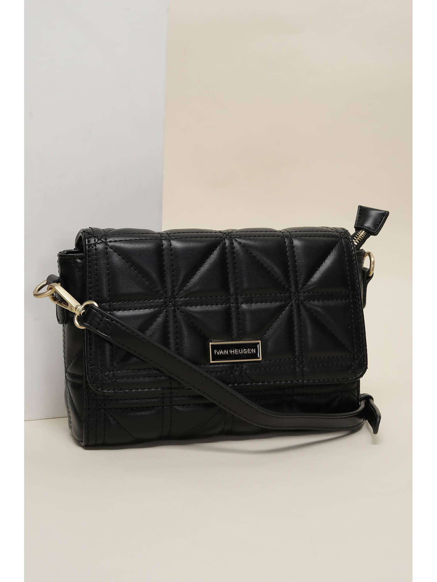 Van Heusen Women Black Sling Bag