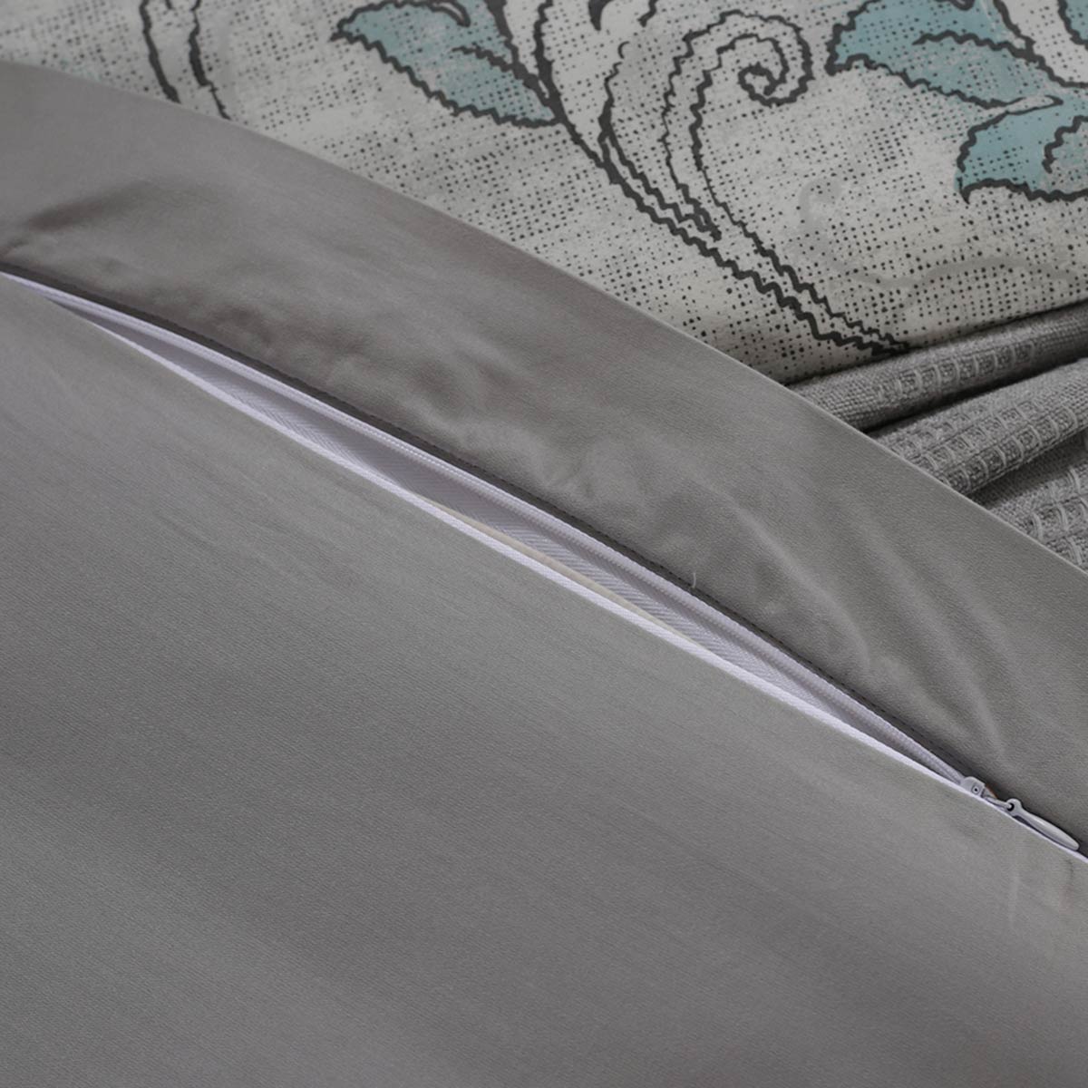 Maspar Nostalgic Attire Pearl Petal 400Tc Cotton Print Blue Double