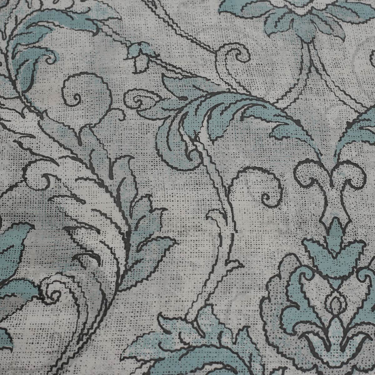 Maspar Nostalgic Attire Pearl Petal 400Tc Cotton Print Blue Double