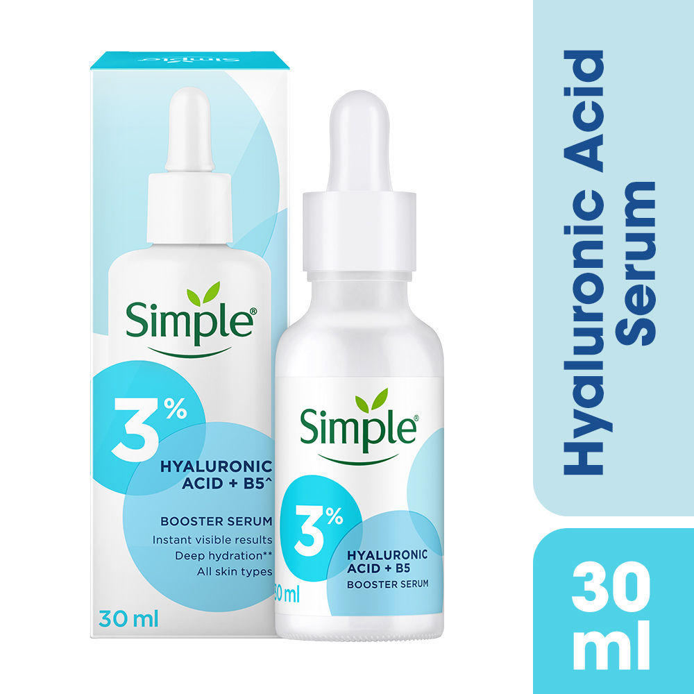 Simple Booster Serum - 3% Hyaluronic Acid + B5 For Deep Hydration