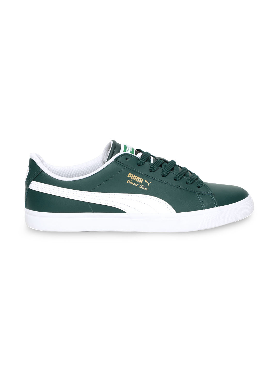 Puma court cheap star green