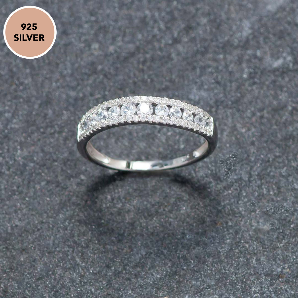 Buy Pipa Bella by Nykaa Fashion Sterling Silver Cubic Zirconia Portia