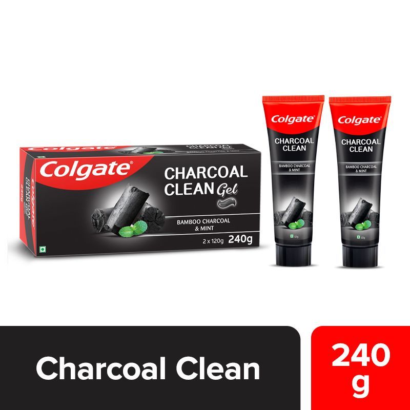 Colgate Charcoal Clean Toothpaste- Black Gel Paste