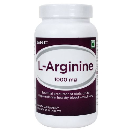 GNC L-arginine 1000 Mg - 90 Tablets: Buy GNC L-arginine 1000 ...