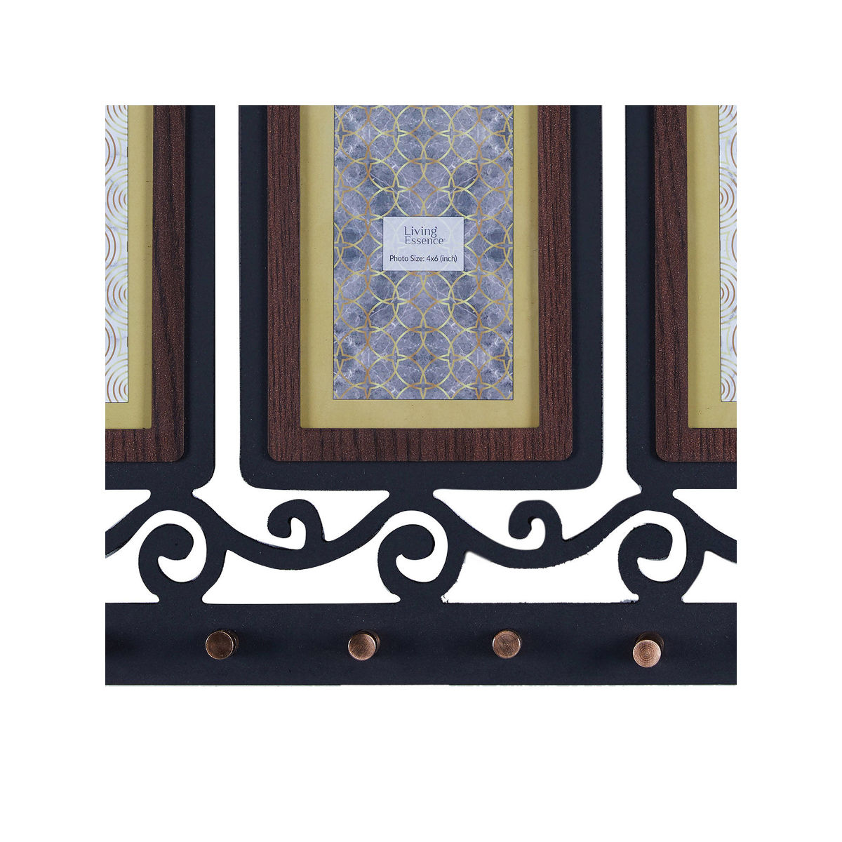 HomeTown Moments Mdf Collage Photoframe In Black and Gold Buy HomeTown