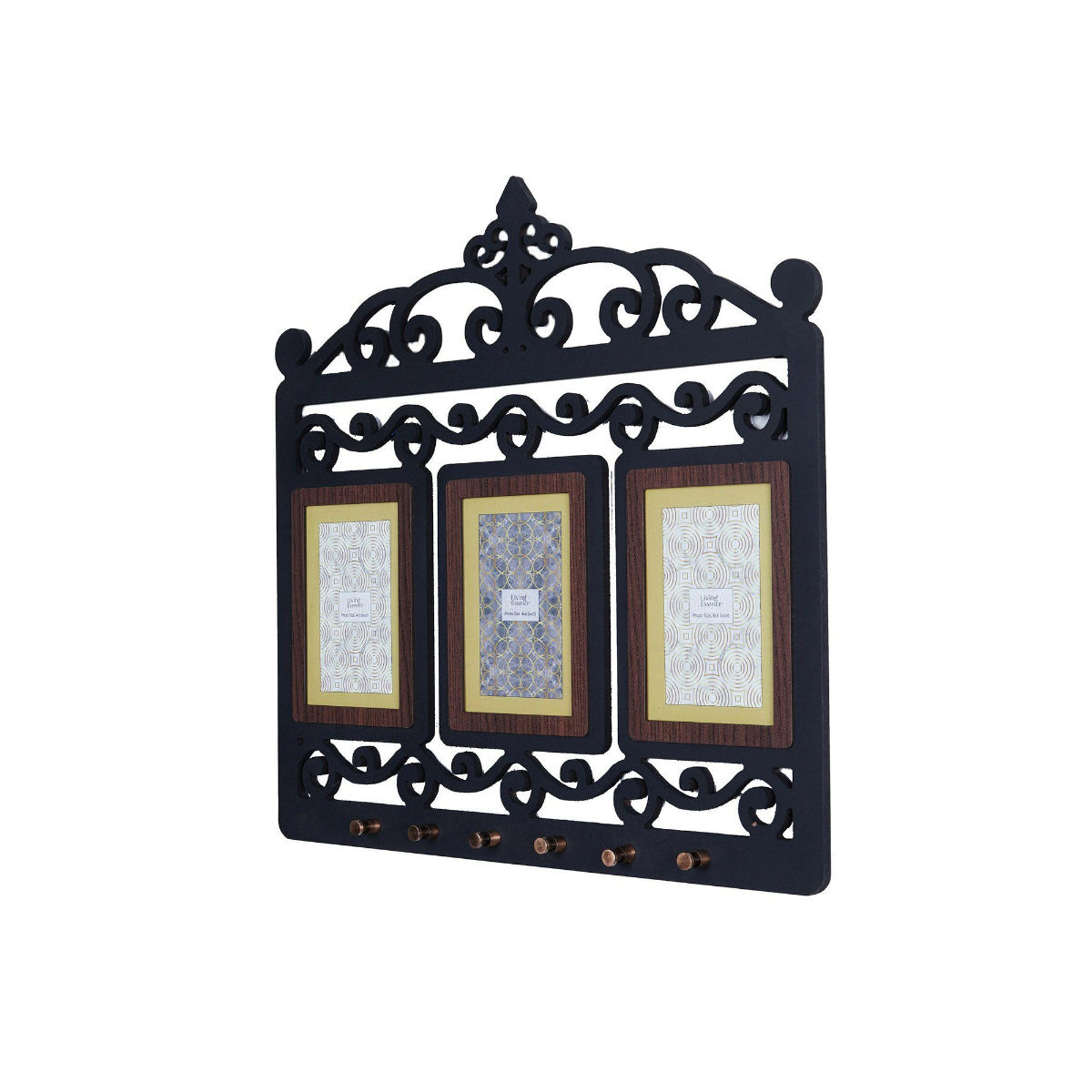 HomeTown Moments Mdf Collage Photoframe In Black and Gold Buy HomeTown