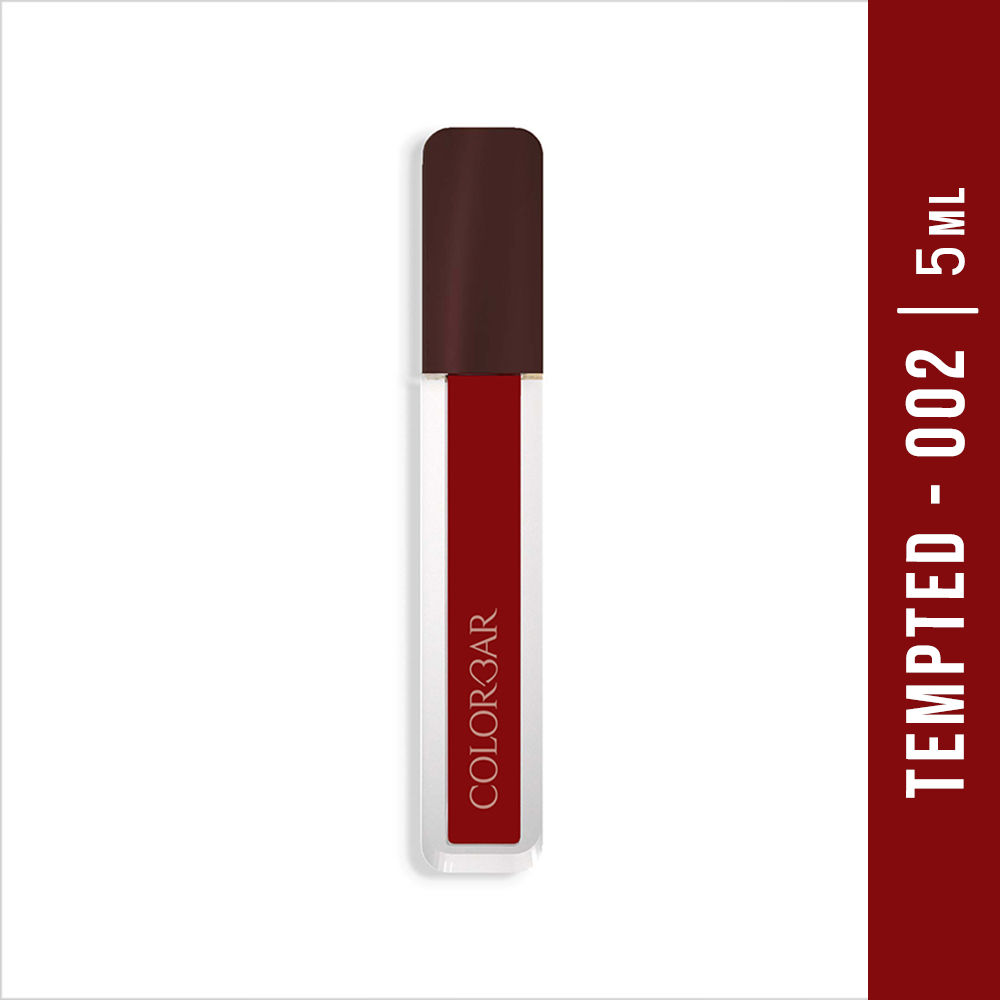 Colorbar Powerkiss Vegan Matte Lipcolor - Tempted: Buy Colorbar Powerkiss  Vegan Matte Lipcolor - Tempted Online at Best Price in India | Nykaa