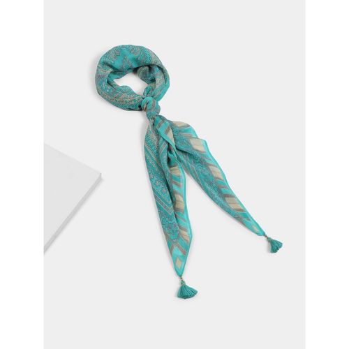 Ritu Kumar Women Blue Vasu K Square Scarf