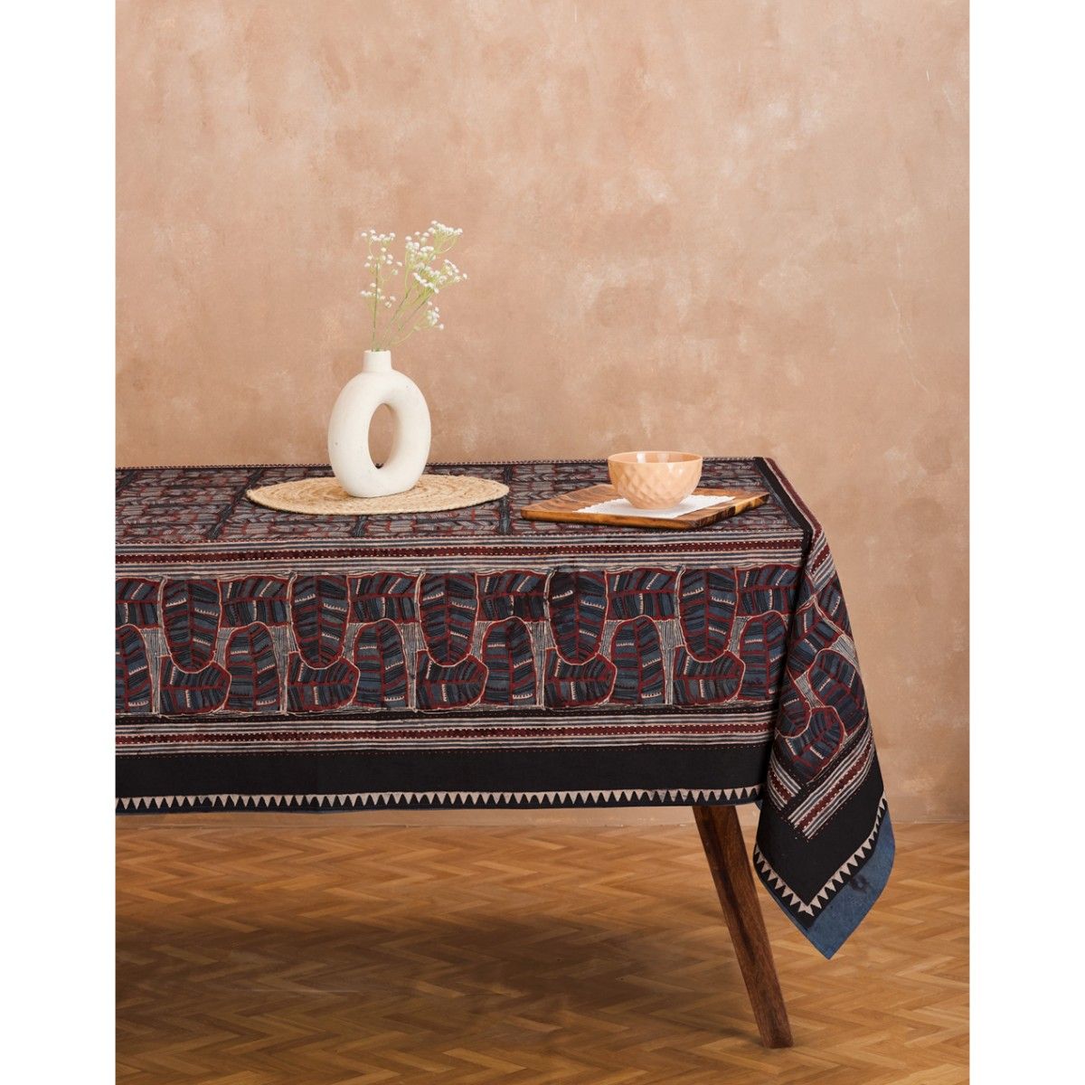 Fabindia Paatee Cotton Table Cover (4 Seater) Buy Fabindia Paatee