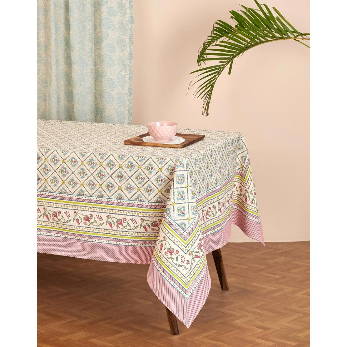 Fabindia Multi Ramya Cotton Table Cover Buy Fabindia Multi Ramya