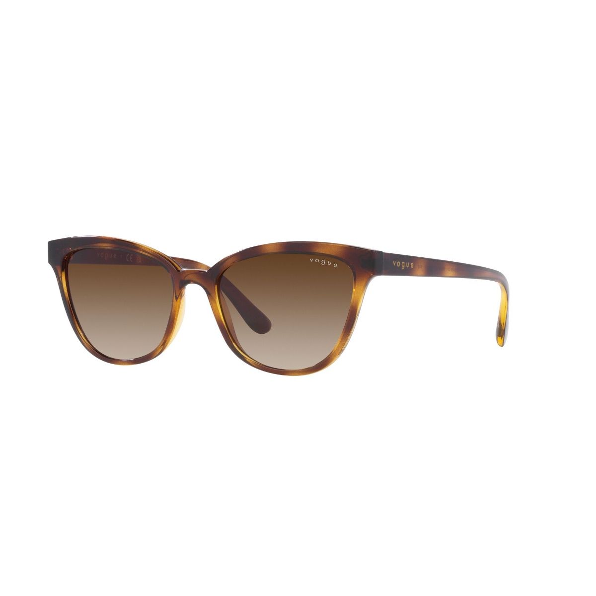 Buy Vogue Eyewear Women Brown Cat Eye Sunglasses Online