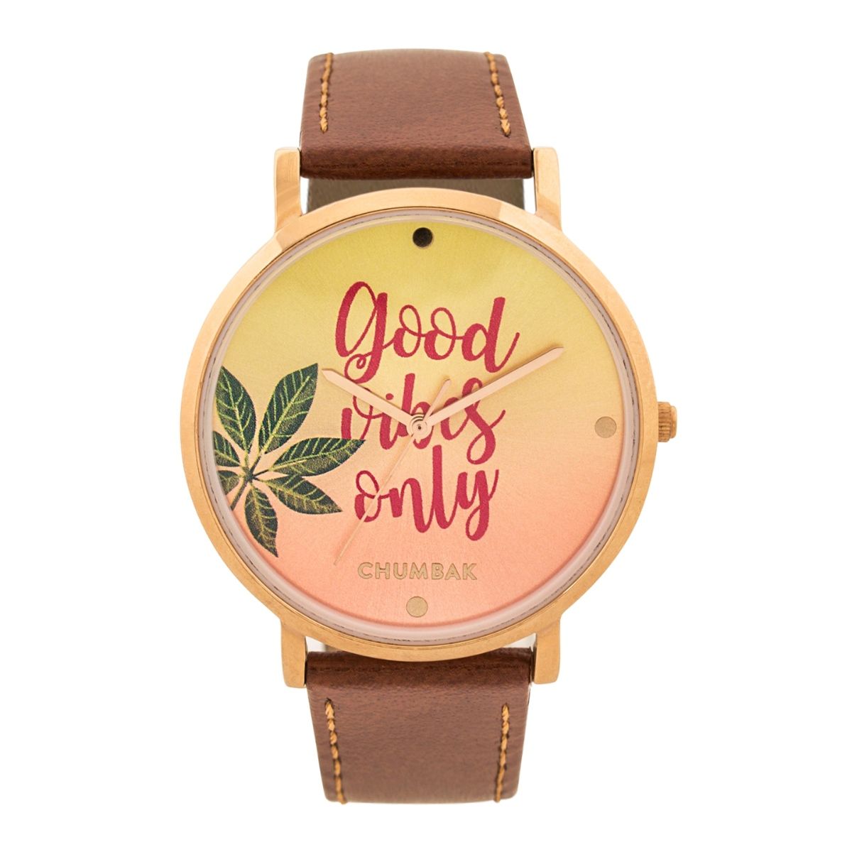 Buy Chumbak Good Vibes Only Wrist Watch Online