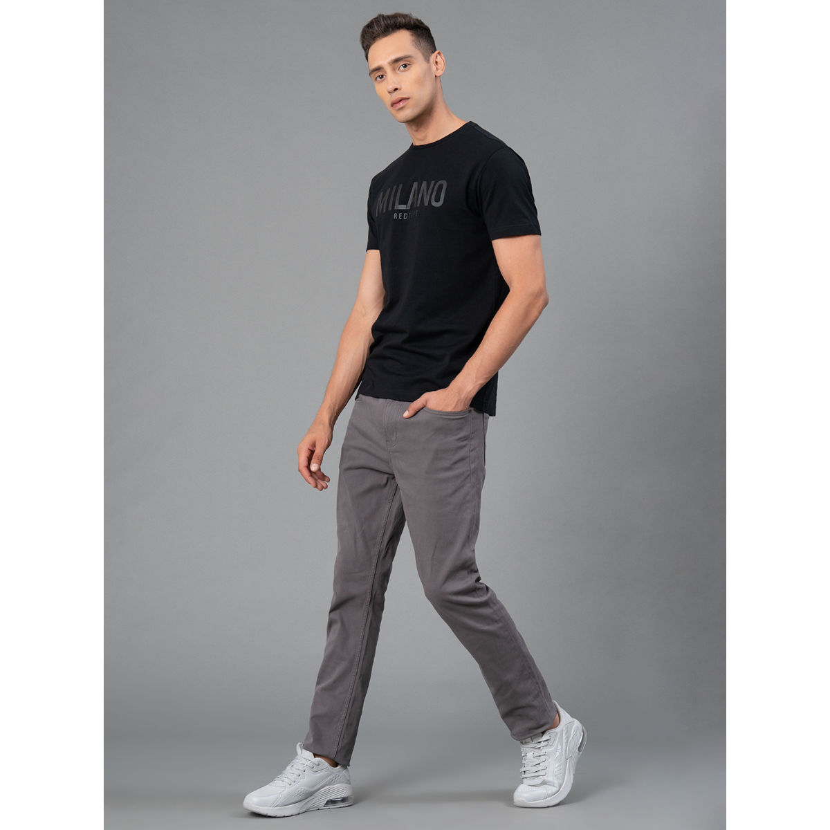 Buy Red Tape Men Charcoal Grey Skinny Jeans Online at Best Prices in India  - JioMart.