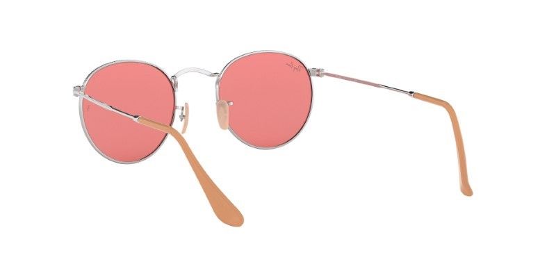 Ray-Ban ラウンドメタル　Round l ピンク Buy Ray-Ban 0RB3447 Light Pink Evolve Icons Round Sunglasses (50