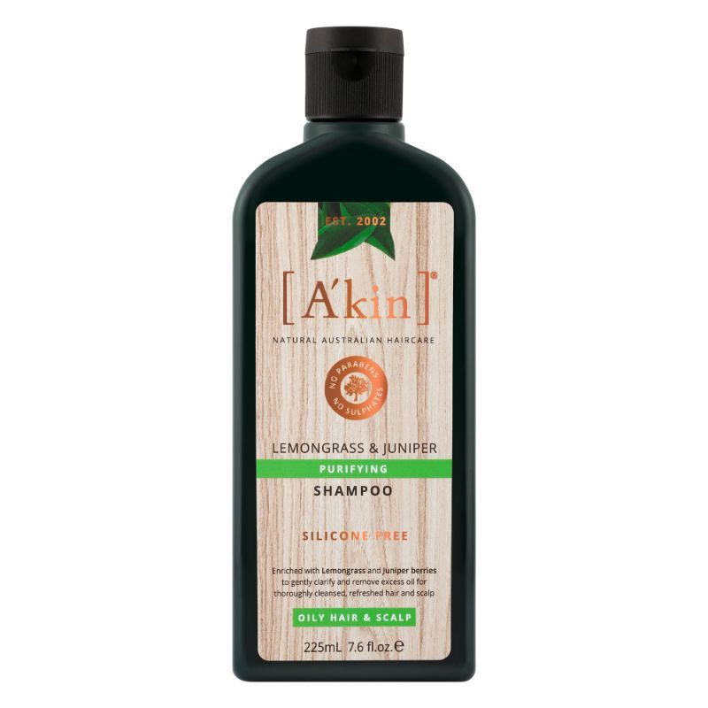 A'kin Natural Lemongrass & Juniper Purifying Shampoo