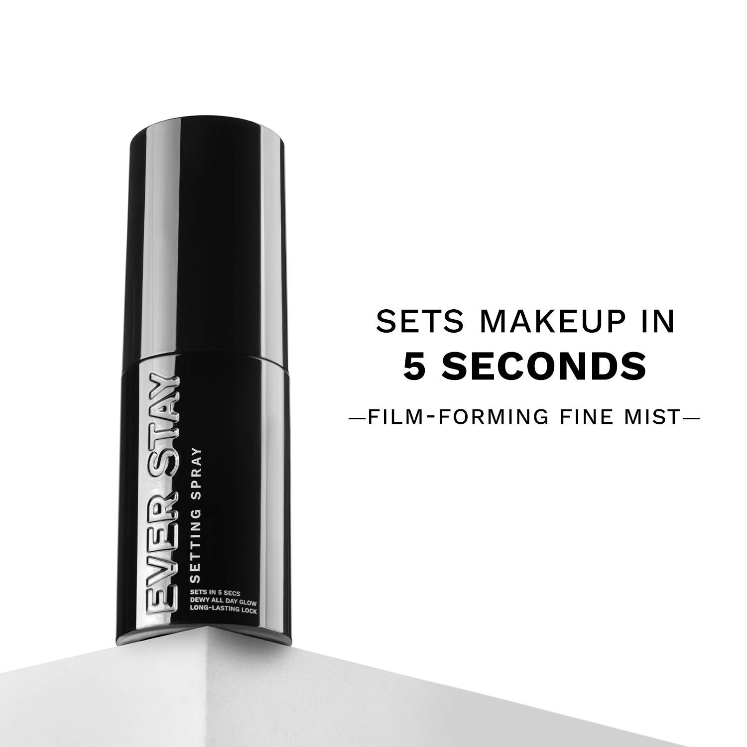 PAC Ever Stay Setting Spray Mini - Dual Film forming Fine Mist, No Gas, Long Makeup Hold