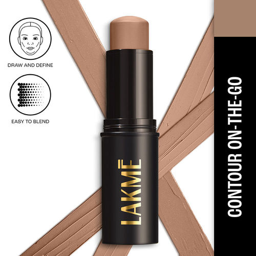 Lakme Facelift MultiSlayer Creamy Contour Stick For Easy Blending, Matte Finish - Neutral Medium