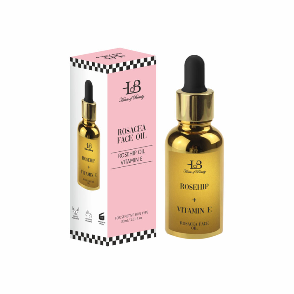 House of Beauty Rosacea Oil (Rosehip + Vitamin E) Buy House of Beauty Rosacea Oil (Rosehip