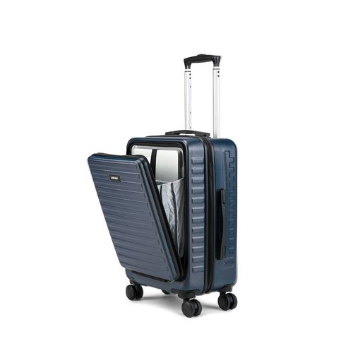 Buy Assembly Cabin Trolley Bag- Polycarbonate 20 inch- Blue Online - Main Image