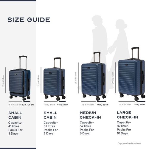 Trolley Bags Large Suitcase Size In Cm Checked Baggage Luggage