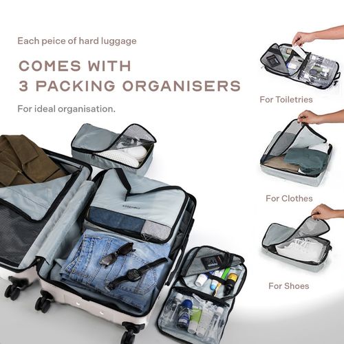 Buy Assembly Luggage Trolley Set of 3- 28, 24 20 inch- Desert