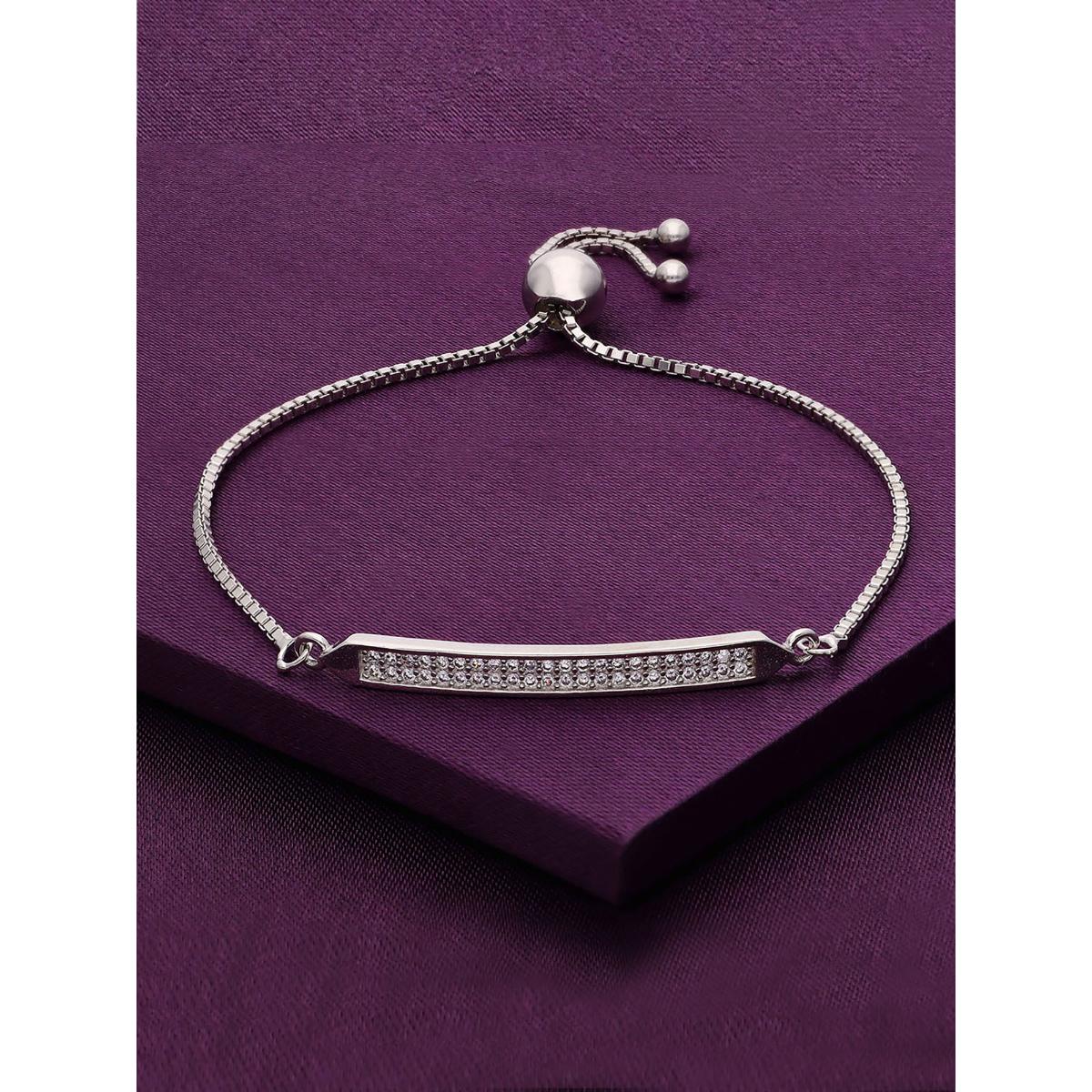Buy Kai Jewel Sterling Silver Stylish and Rich Plate Adjustable