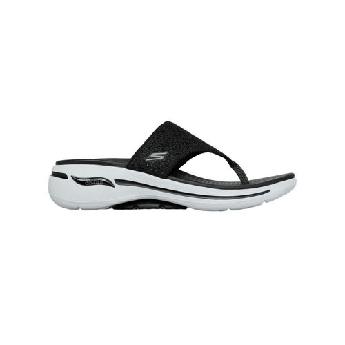 SKECHERS GO WALK ARCH FIT WEEKENDER Black GoWalk/Arch Fit Flip Flops (UK  2)