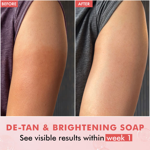 Buy mCaffeine Brightening Tan Removal Soap