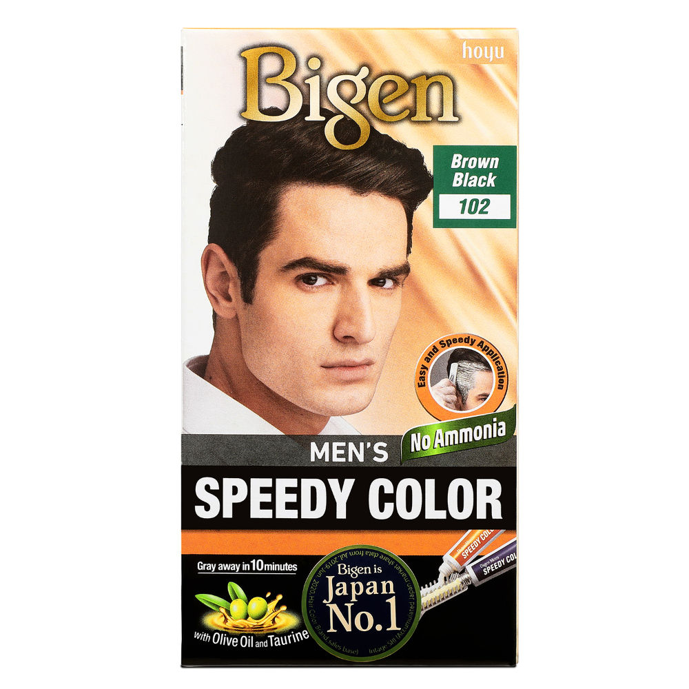 Bigen Men's Speedy Colour - Brown Black 102