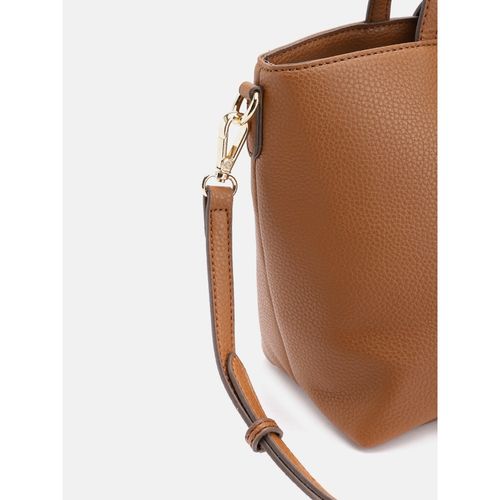 Anne Klein Women Brown Solid Handbag