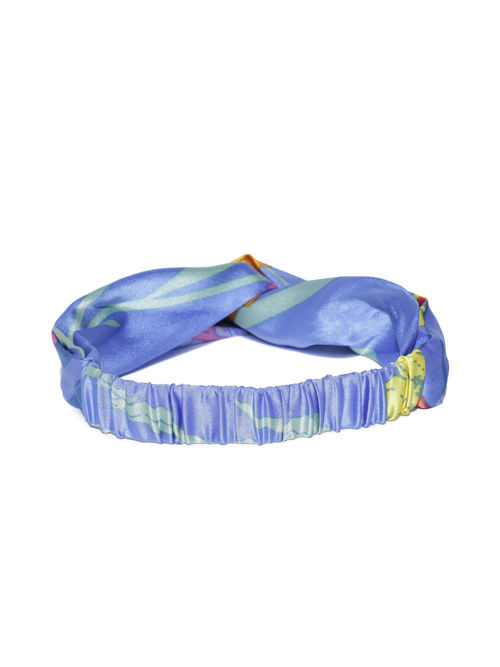 Buy Blueberry Multi Color Printed Hair Band Online
