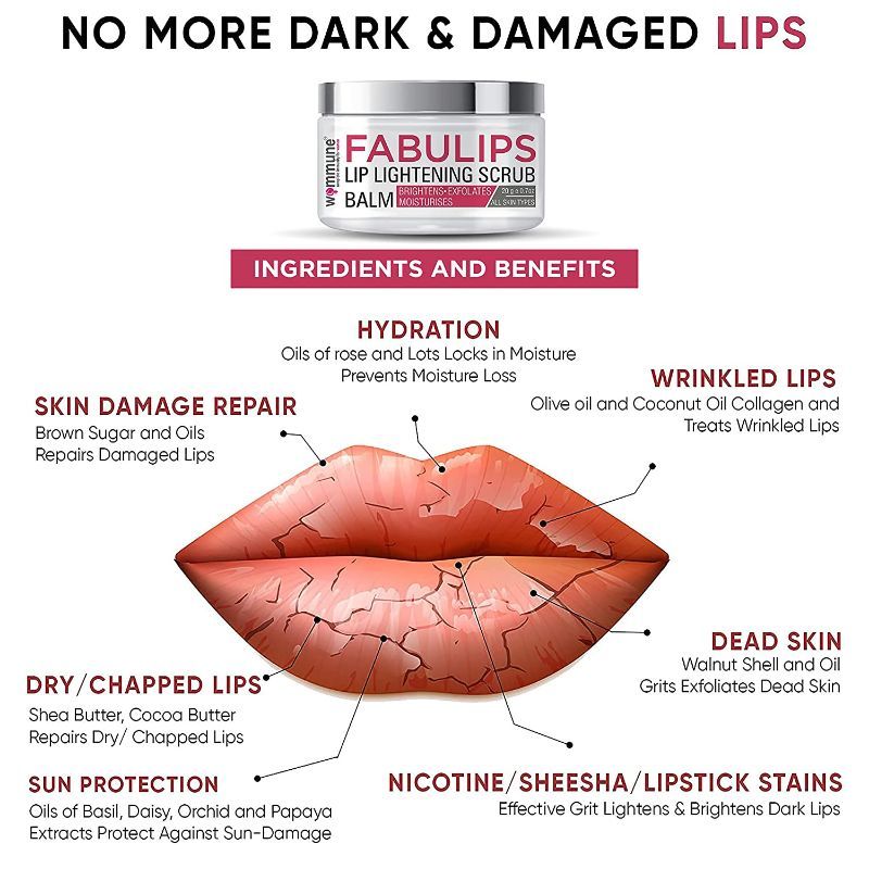 Wommune Lip Lightening Scrub Balm Buy Wommune Lip Lightening Scrub