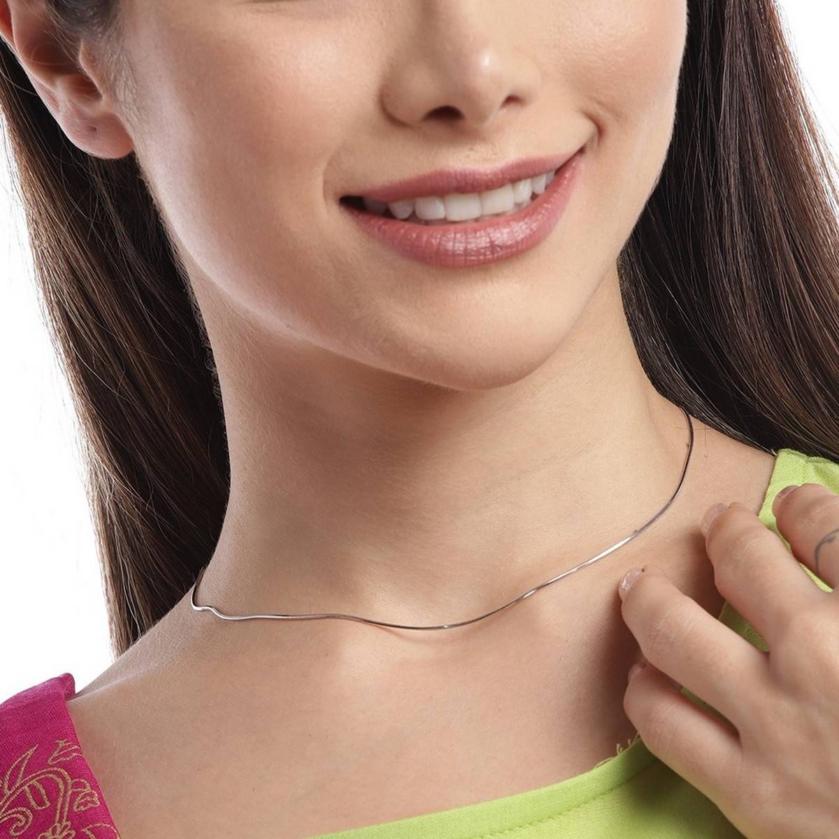 Zavya Elegant 925 Sterling Silver Necklace