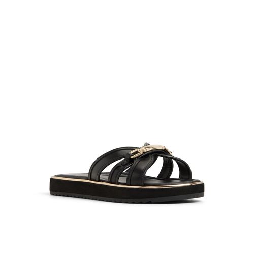 Buy Aldo Harbora Women Black Sandals Online