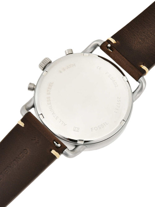 Buy Fossil FS5402 The Commuter Chrono Brown Watch For Men Online