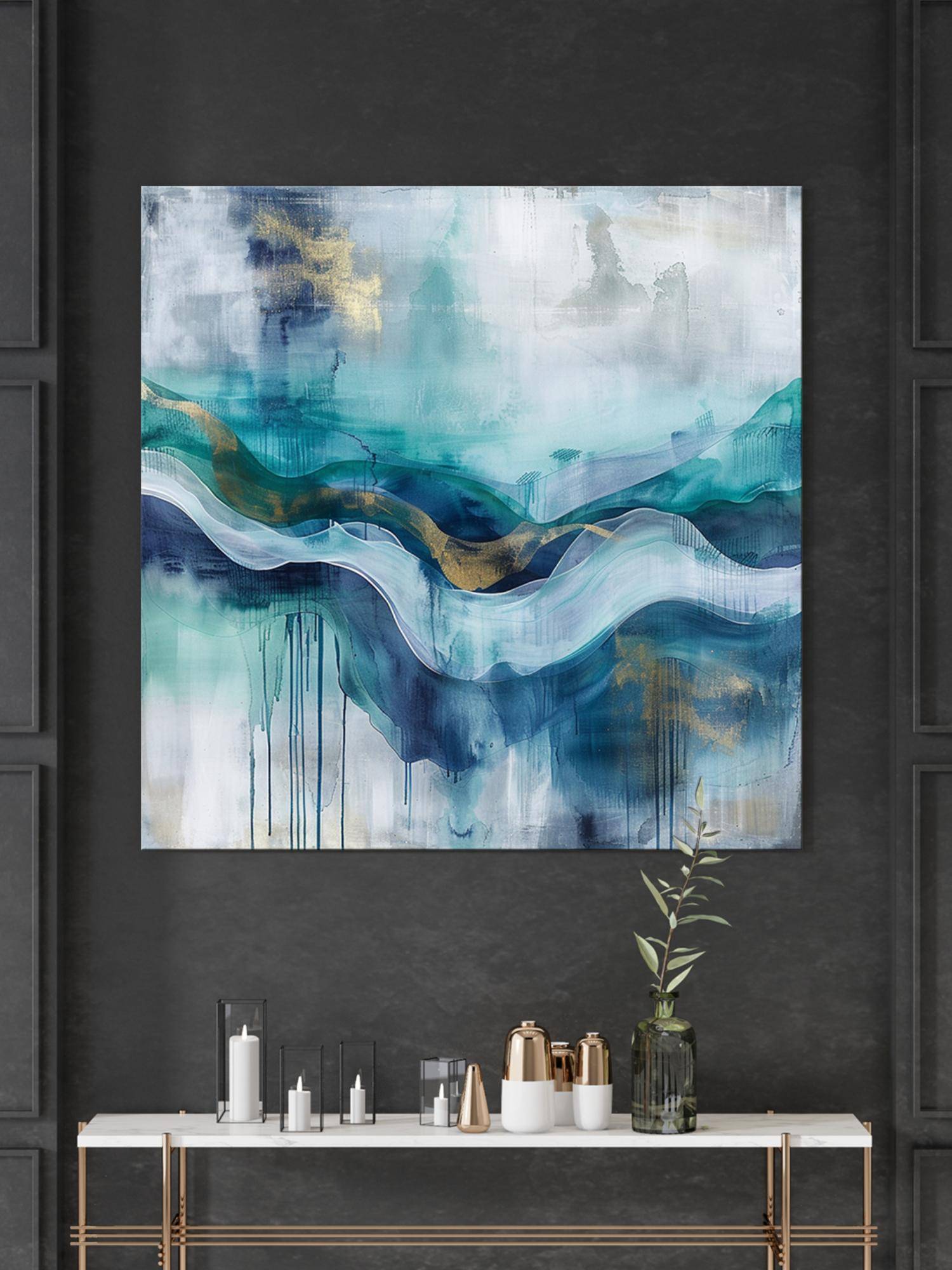 999Store Harmony Of Nature For The Second Abstract Wave Image Abstract Painting