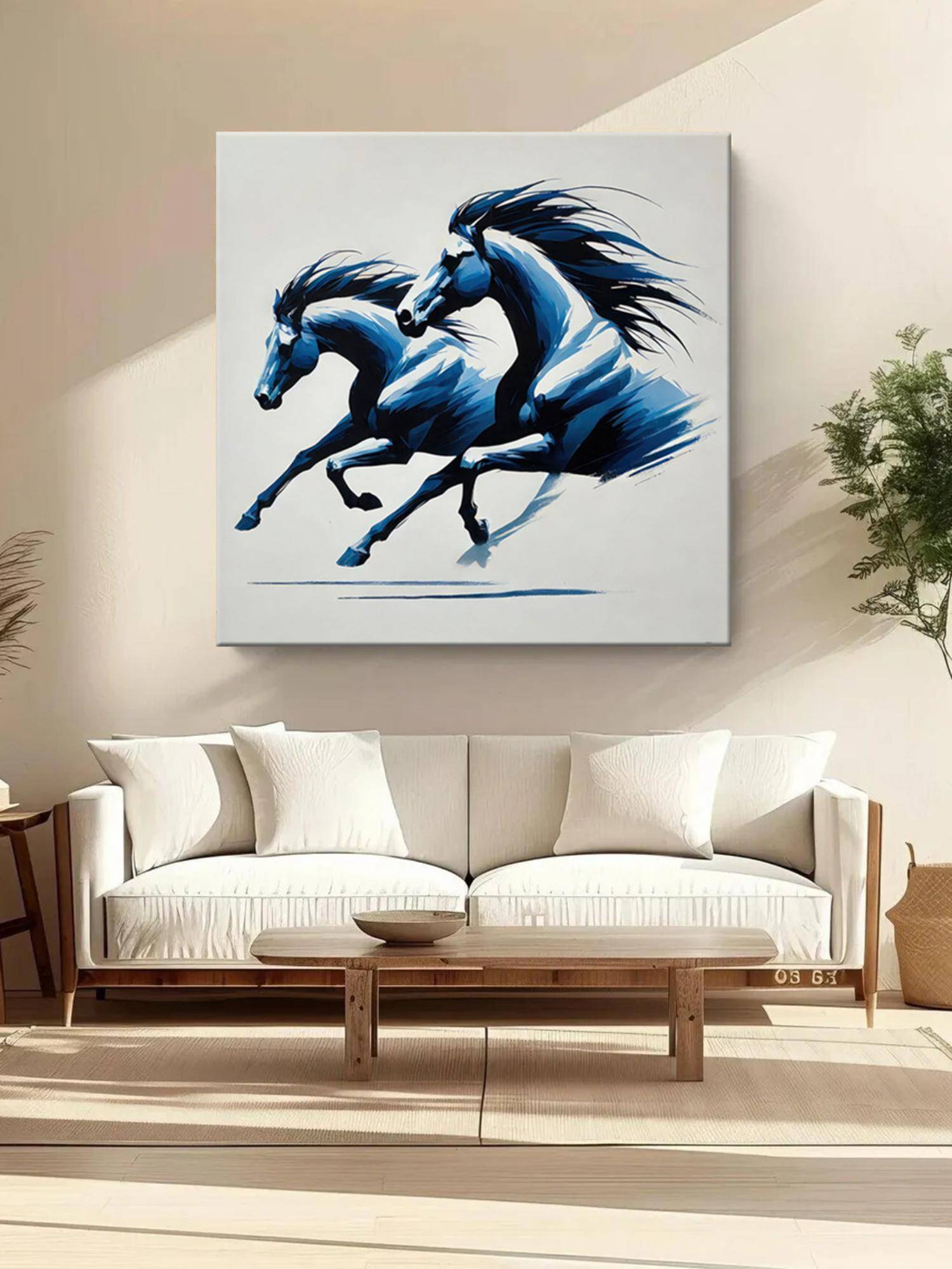 999Store Dynamic And Energetic Horse Art For Equestrian Lovers And Modern Home Decor