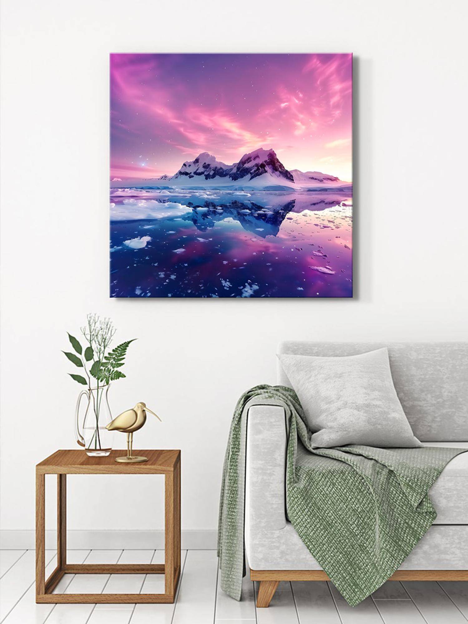 999Store Enchanting Twilight Canvas-Wrapped Painting