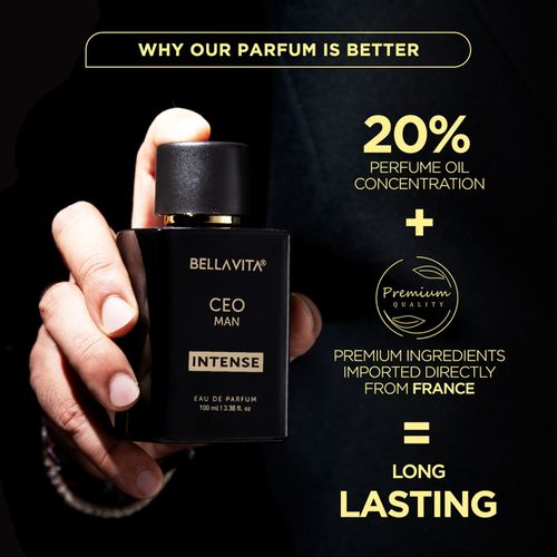 Buy Bella Vita Organic CEO Man Intense EDP Perfume For Him Online