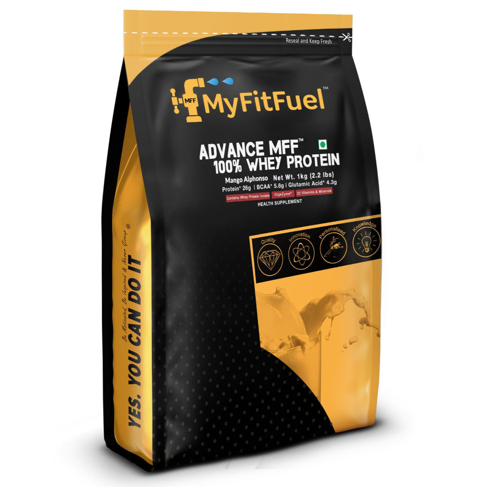MyFitFuel Advance 100% Whey Protein, Mango Alphonso