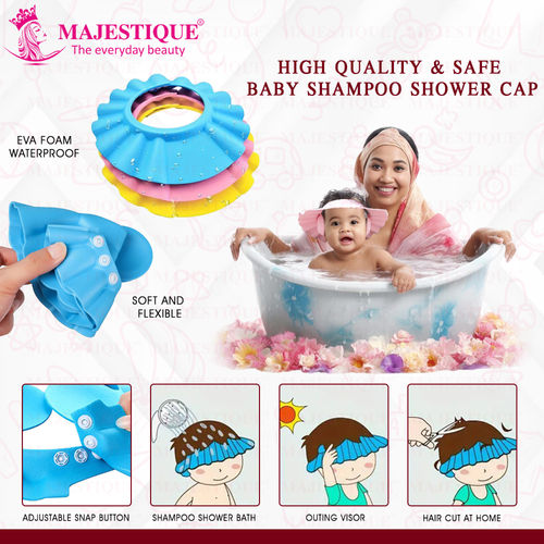 Buy Majestique Baby Shower Cap With Baby Grooming And Care Kit Online