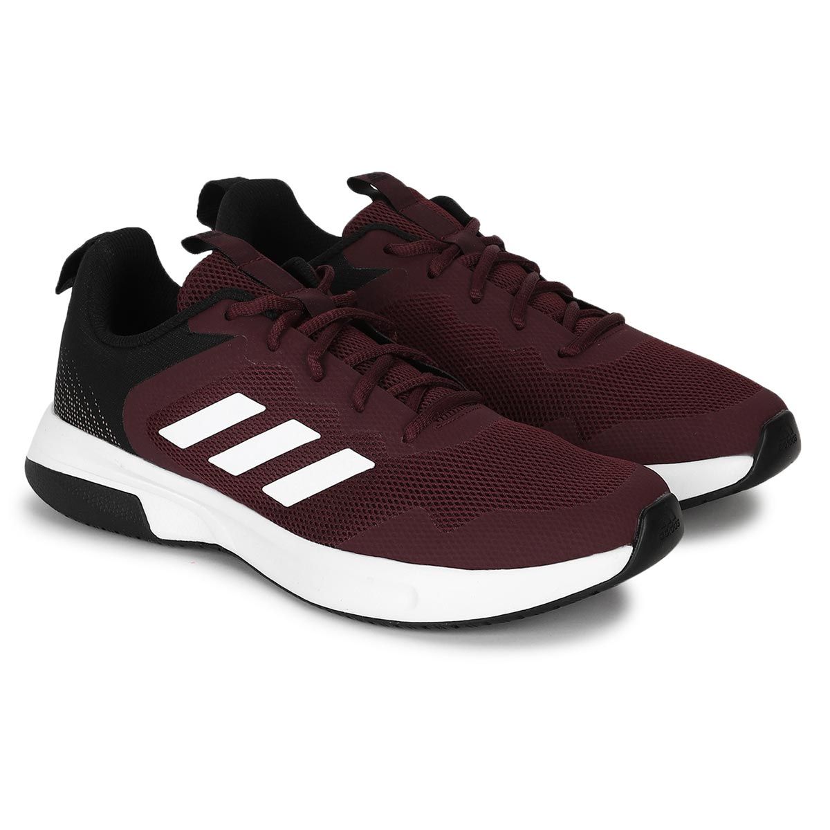 Maroon adidas cheap running shoes