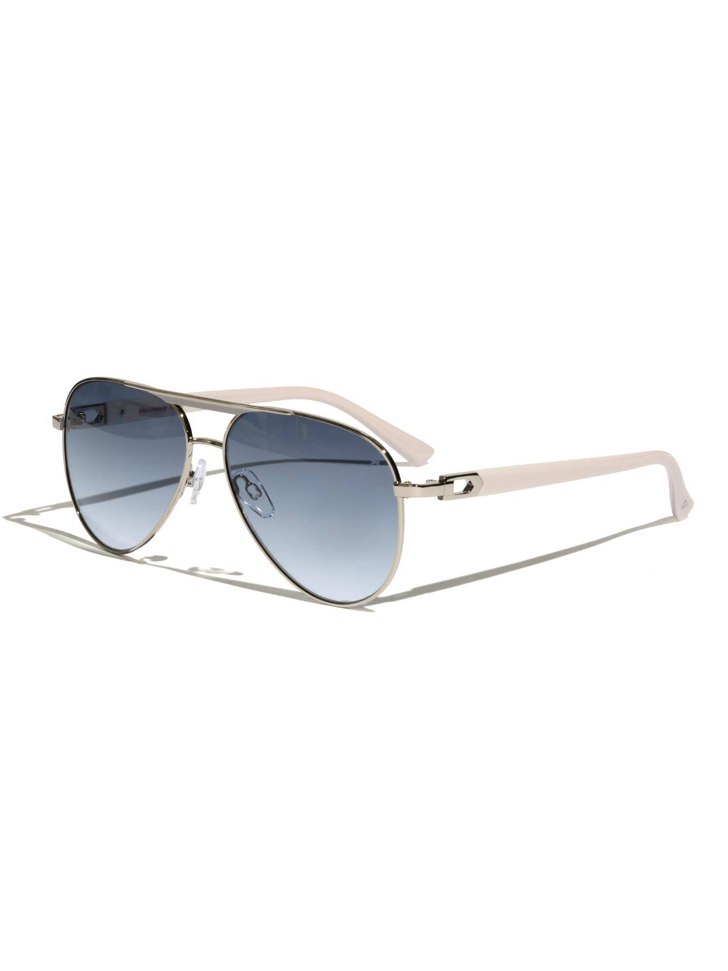 Vintage Blue Aviators Sunglasses (Euphoric Col 317) (58)