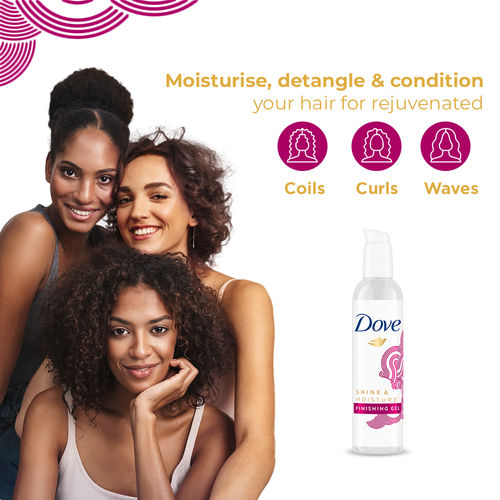 Dove Finishing Hair Gel, Amplified Textures, Frizz Control, with Aloe for  Curly, Wavy Hair, 8 oz