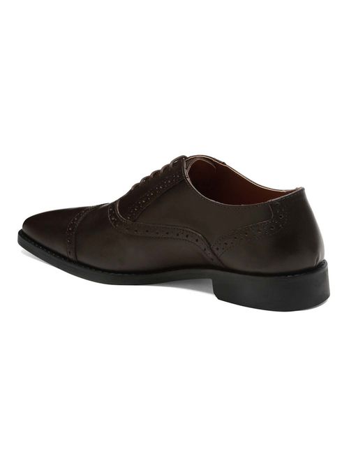Buy Louis Stitch Black Handmade Italian Leather Oxfords Formal Lace Up  Shoes For Men online