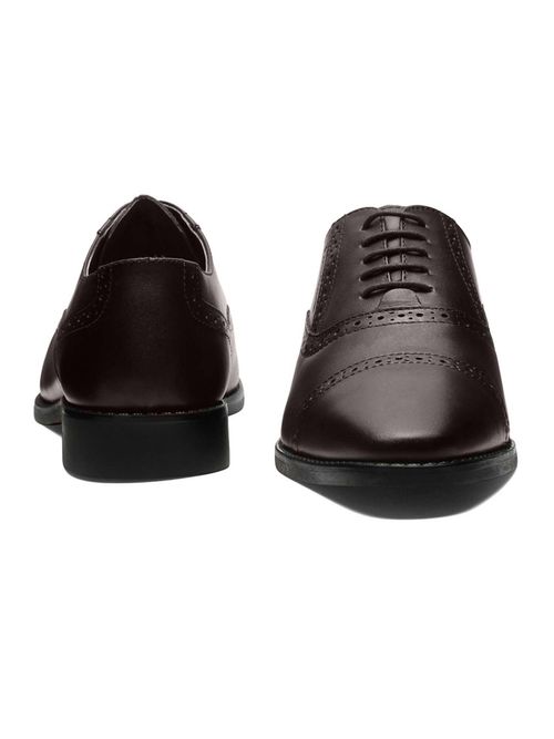 Buy Louis Stitch Black Handmade Italian Leather Oxfords Formal Lace Up  Shoes For Men online